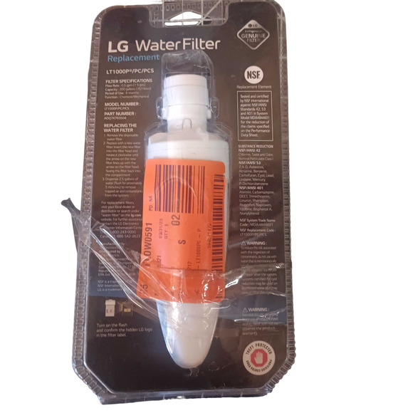 LG LT1000PC Refrigerator Water Filter (New, Open Packaged Item) - Picture 7 of 8
